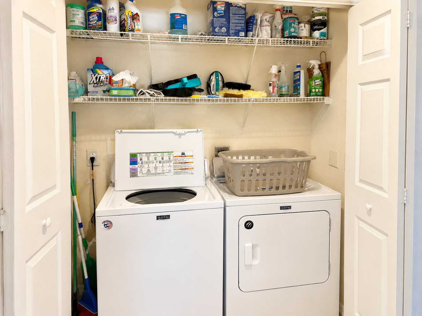 Laundry closet
